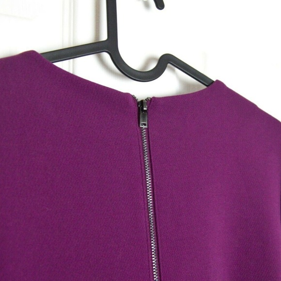 Rachel Roy Purple Long Sleeve Side Tie Dress Sz 2 - Picture 6 of 6